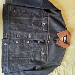 Oversized Sherpa Lined Denim Jacket